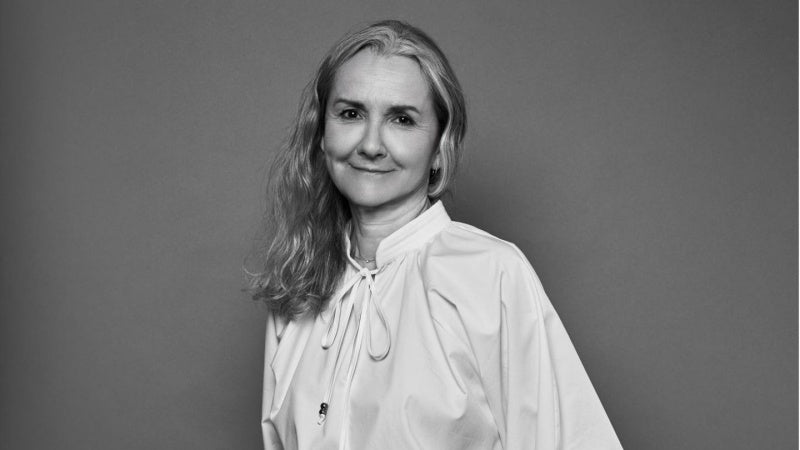 A portrait of perfumer Annick Ménardo.