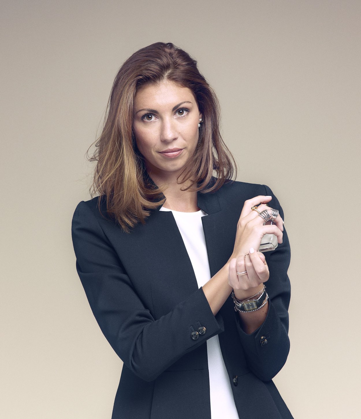 Portrait of perfumer Philippine Courtière